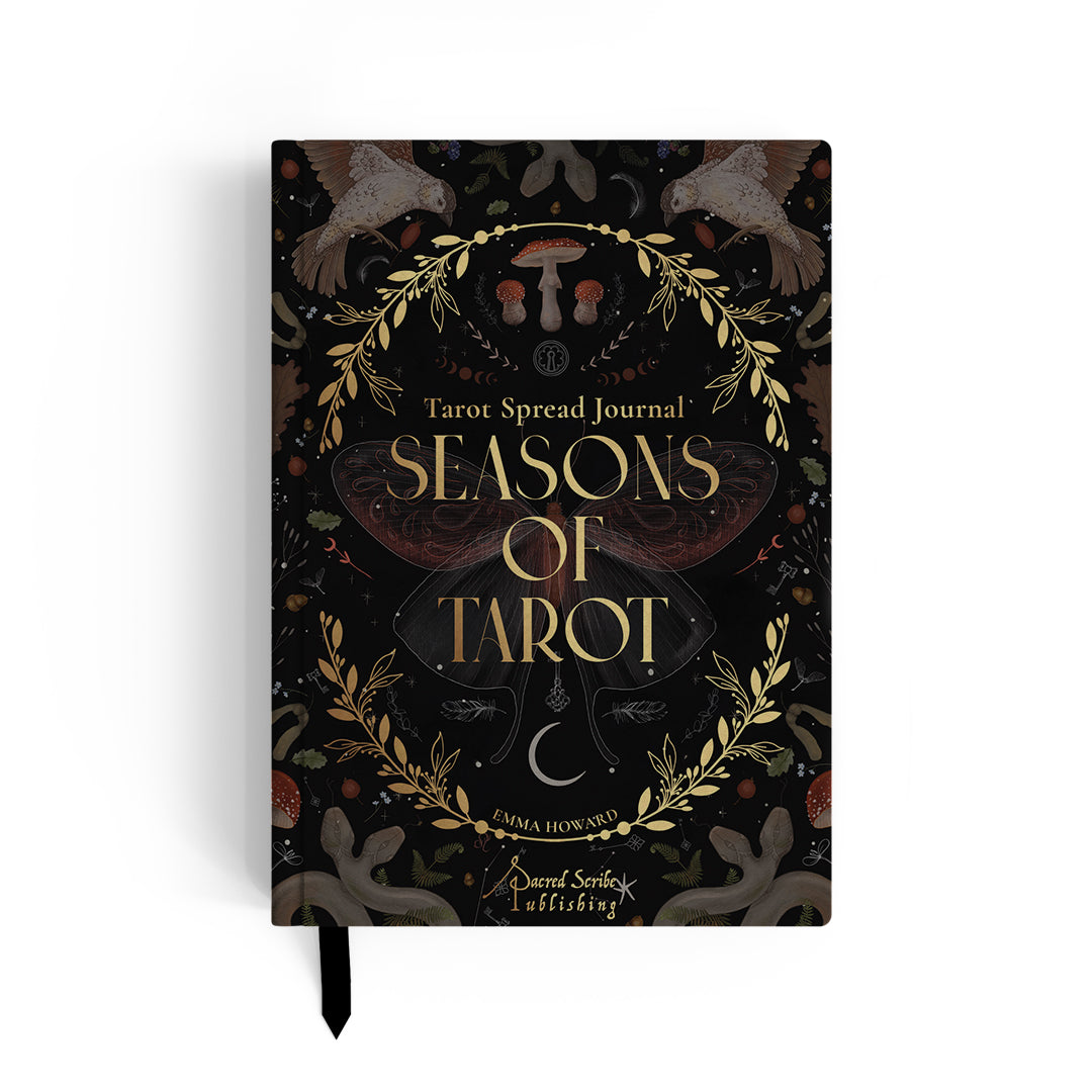 A Guided Journal with 50 Spreads and Daily Affirmations for Reflection and Transformation.

Seasons of Tarot Spread Journal is a communication tool between one’s conscious and unconscious self for all abilities. With over a hundred different ways to recreate the spreads, your daily ritual is elev